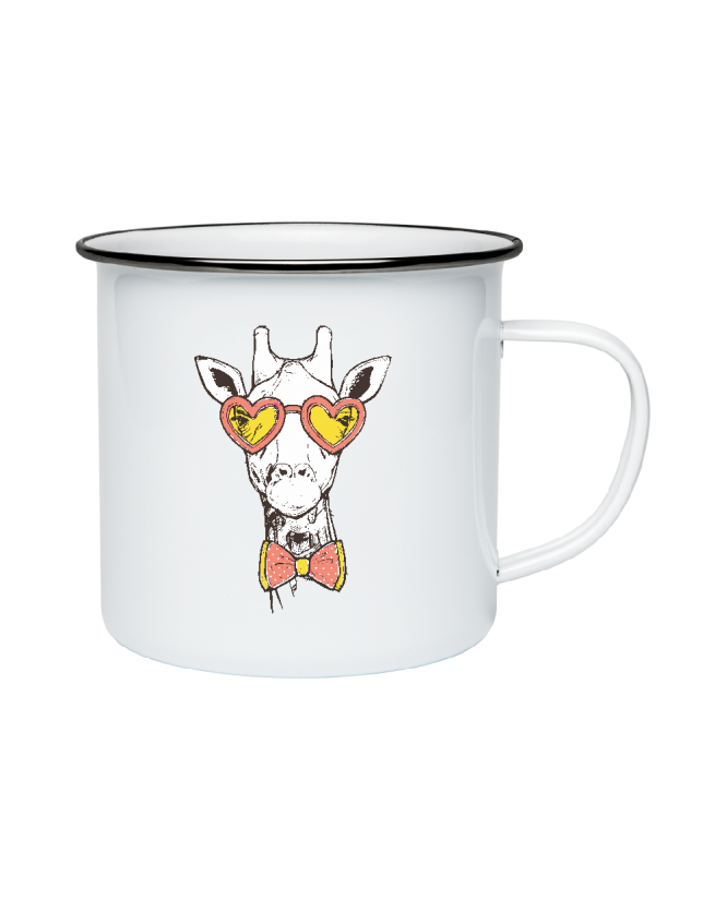 puodelis Hipster Giraffe puodelis Hipster Giraffe
